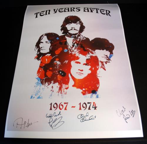 シュリンク未開封 TEN YERS AFTER 1967-1974 Ten Years After Ten Years After 1967-1974 + Signed Litho UK